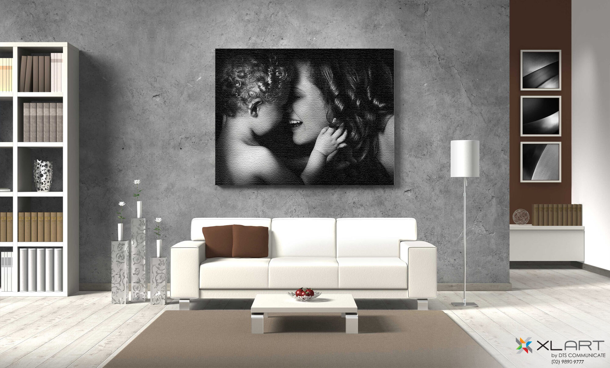 XLART After Poster lounge room canvas art Large Format Wide Format Canvas Prints Decals Windows Covering Sydney Slider
