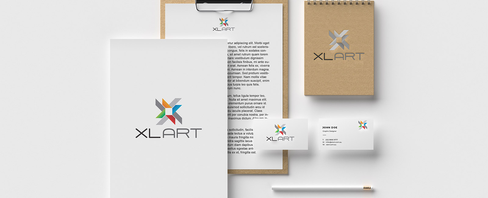 XLART document letterhead Printing Office Marketing Materials Sydney Australia Digital Print Sydney Australia DTS