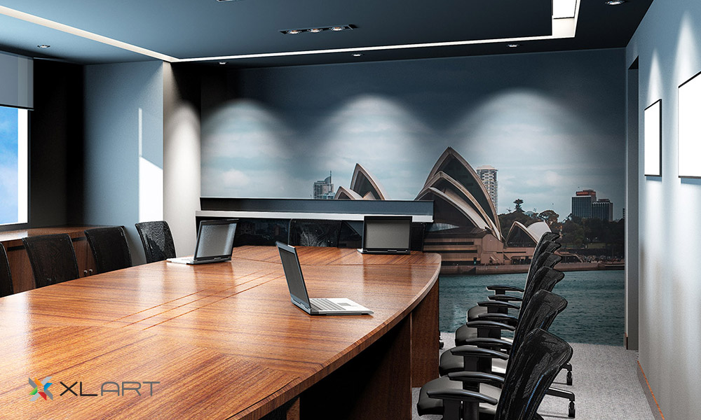 XLART board room large format wide wall murals wall covering sydney australia wallpaper DTS Parramatta after