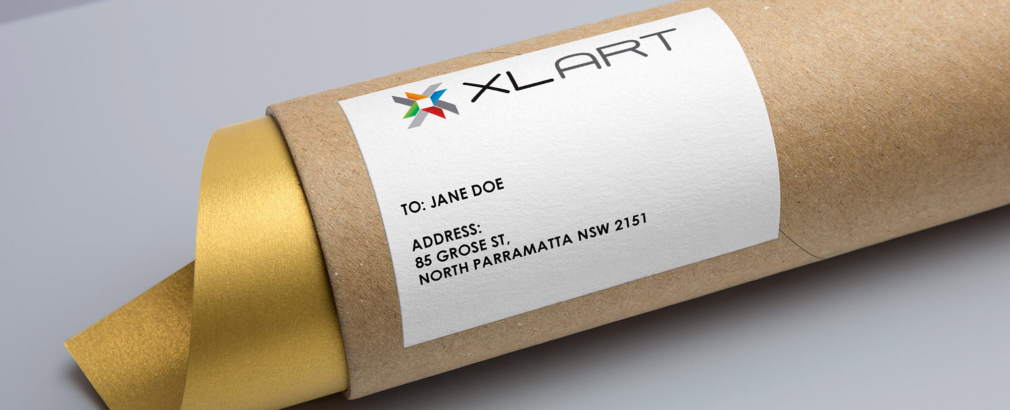 XLART Parcel packaging Labels Printing Marketing Materials Sydney Australia Digital Print Sydney Australia DTS header