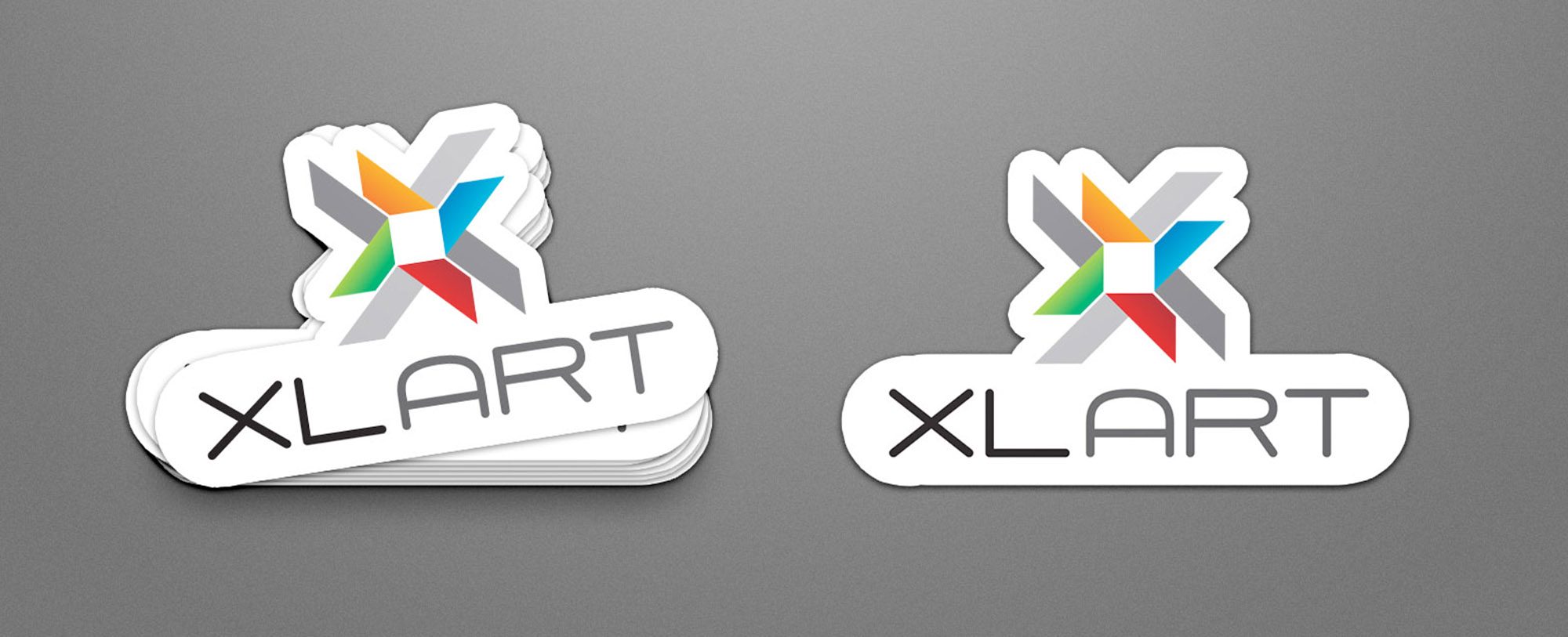 XLART Personalised stickers labels Printing Marketing Materials Sydney Australia Digital Print Sydney Australia DTS Die Cut Header